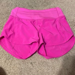 lululemon speed up MR shorts 4”